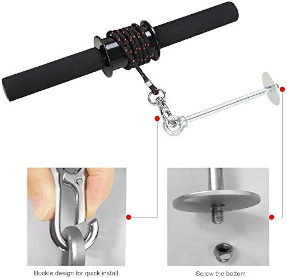 Forearm roller blaster