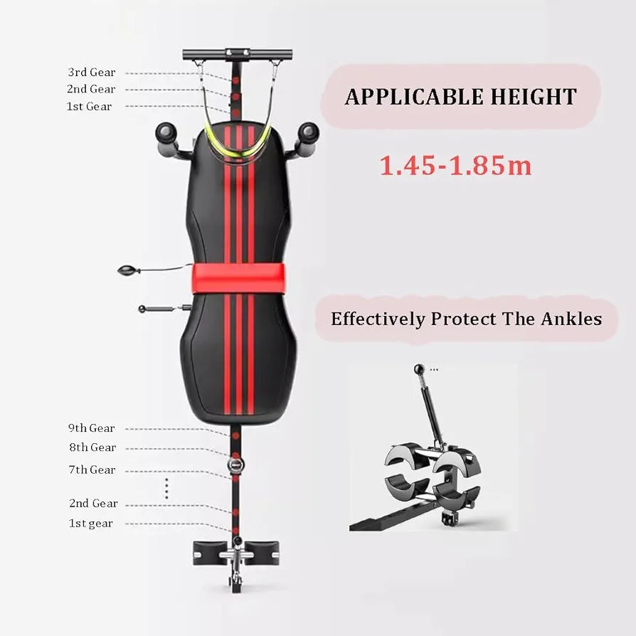 Back Stretch Bench with Cervical Traction