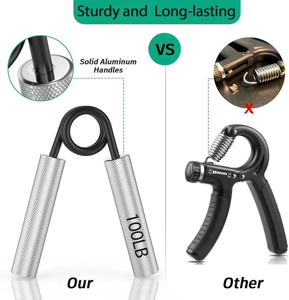 Metal Hand Grip Strengthener 50LB-350LB