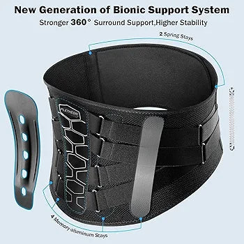 Back brace for lower back pain