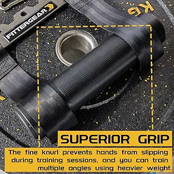 Knurled Rolling Training Handle Arm Wrestling