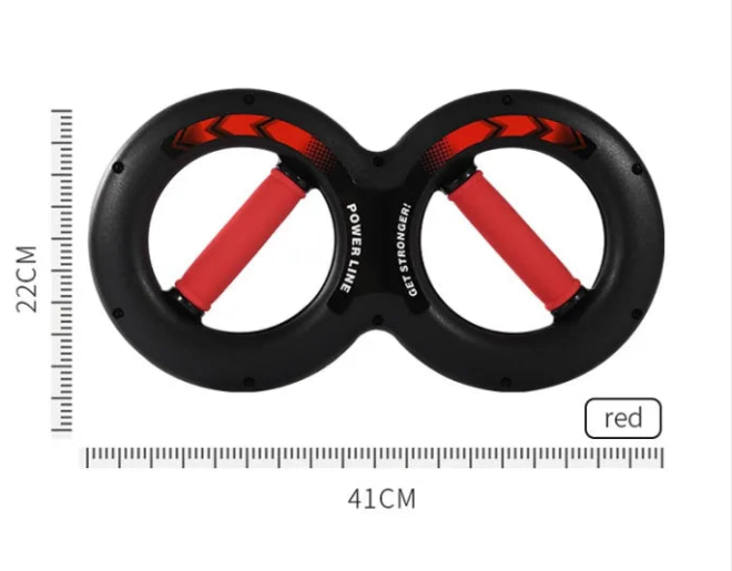 Hand & Forearm Trainer Gripper Exerciser 135° Degree Rotating Grips Spinning