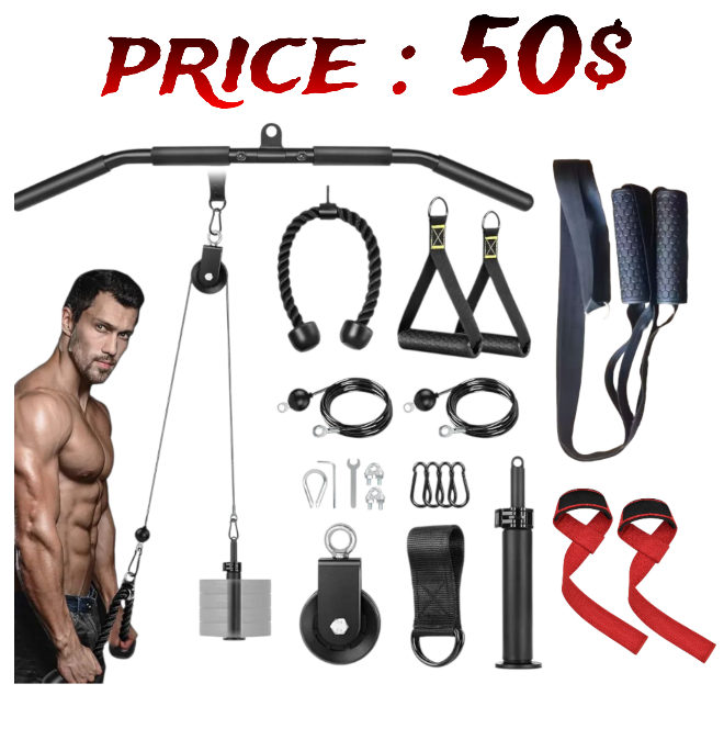 Home Pulley Cable System – Full-Body Strength Training Kit