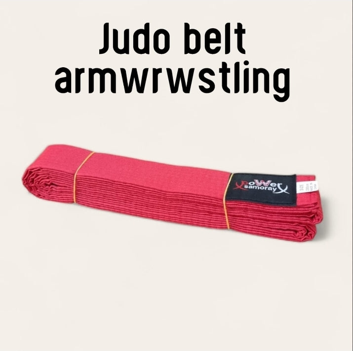 Judo belt armwrestling