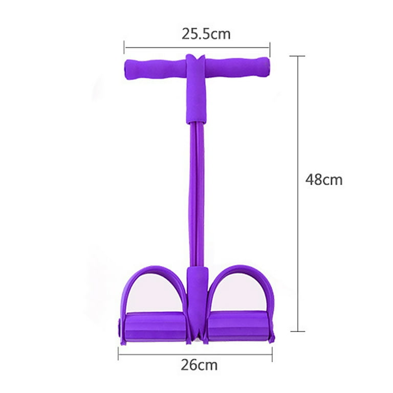 Rope Pedal Resistance Band Elastic Sit Up Exercise Pull Band with Handle