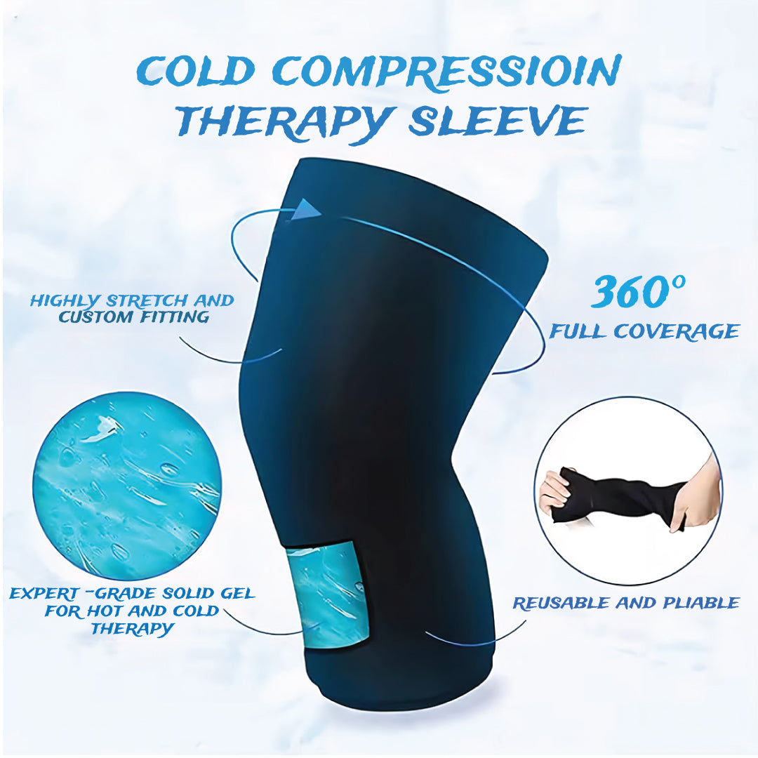 ICE and HOT sleeve for pain