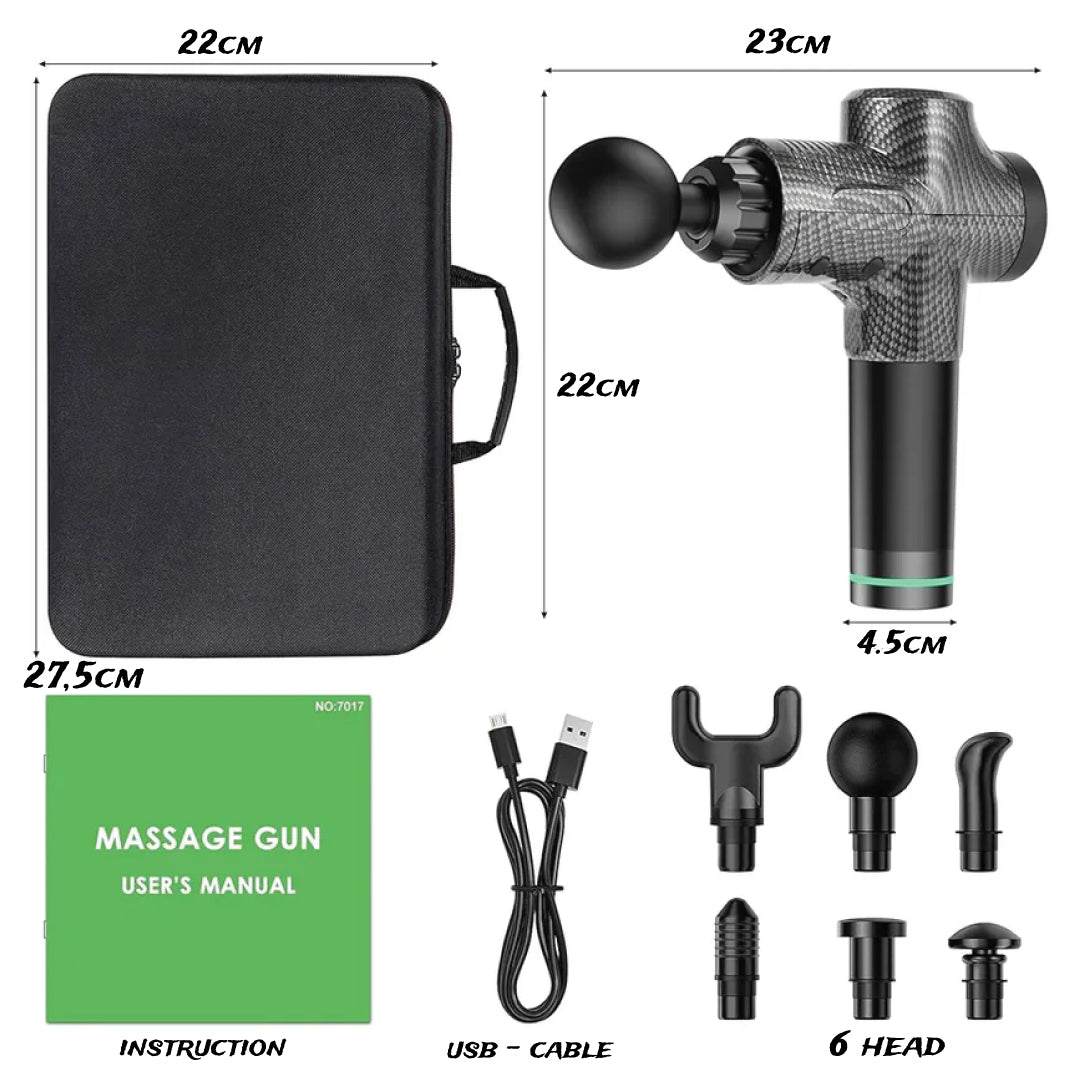 30 Gears LCD Touch Screen High Frequency Massage Gun