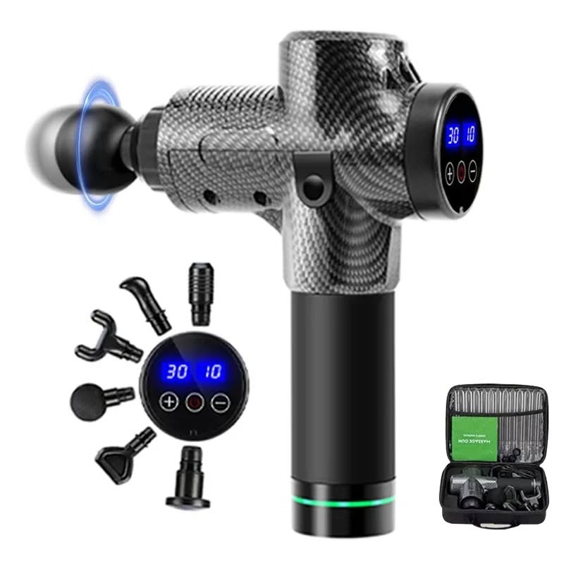 30 Gears LCD Touch Screen High Frequency Massage Gun