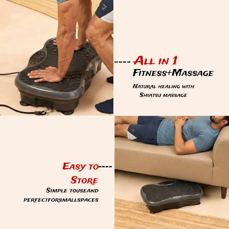 Vibration Plate Exercise Machine – Whole Body Fitness 150kg