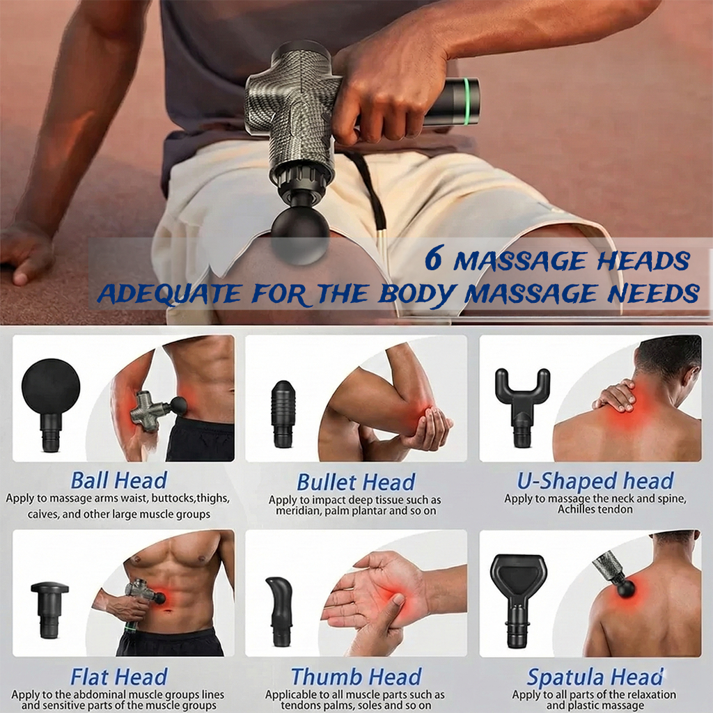 30 Gears LCD Touch Screen High Frequency Massage Gun