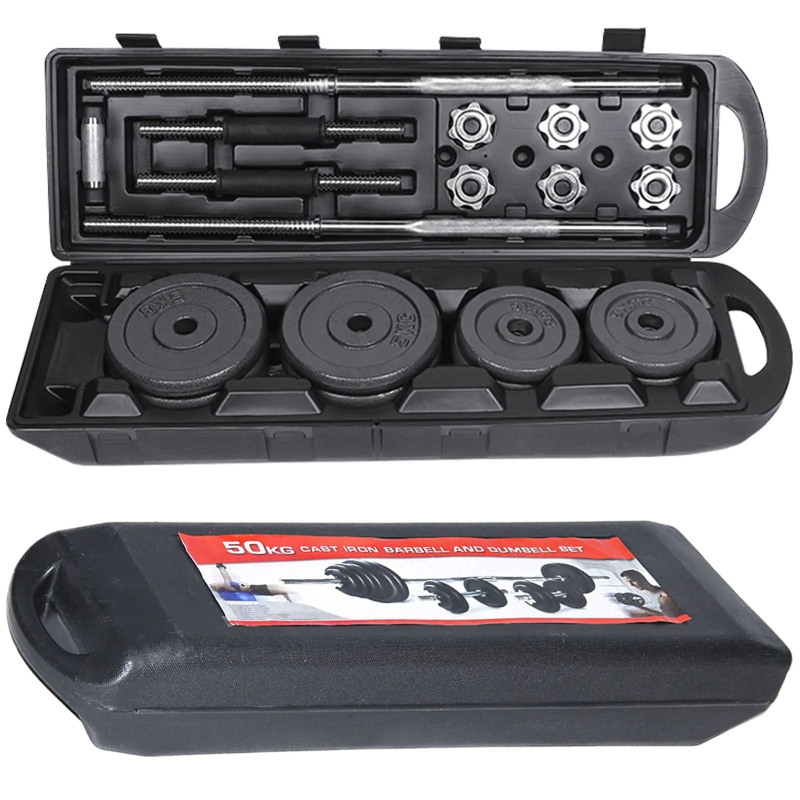 York 50kg Dumbbell Set Adjustable
