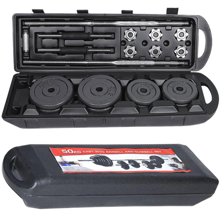 York 50kg Adjustable Dumbbell Set – Home Strength Training