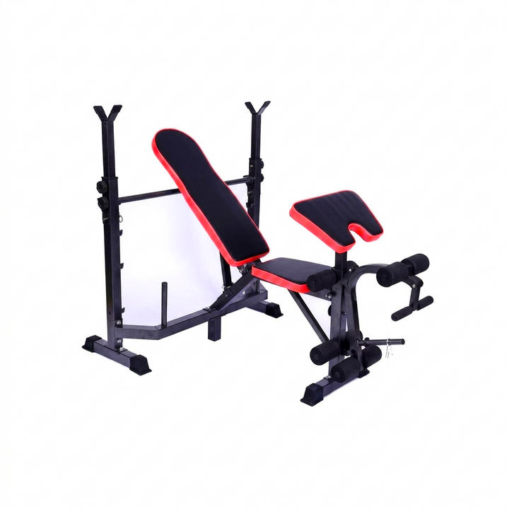 Heavy-Duty Multifunction Weight Bench – 280kg, Squat Rack & Leg Developer