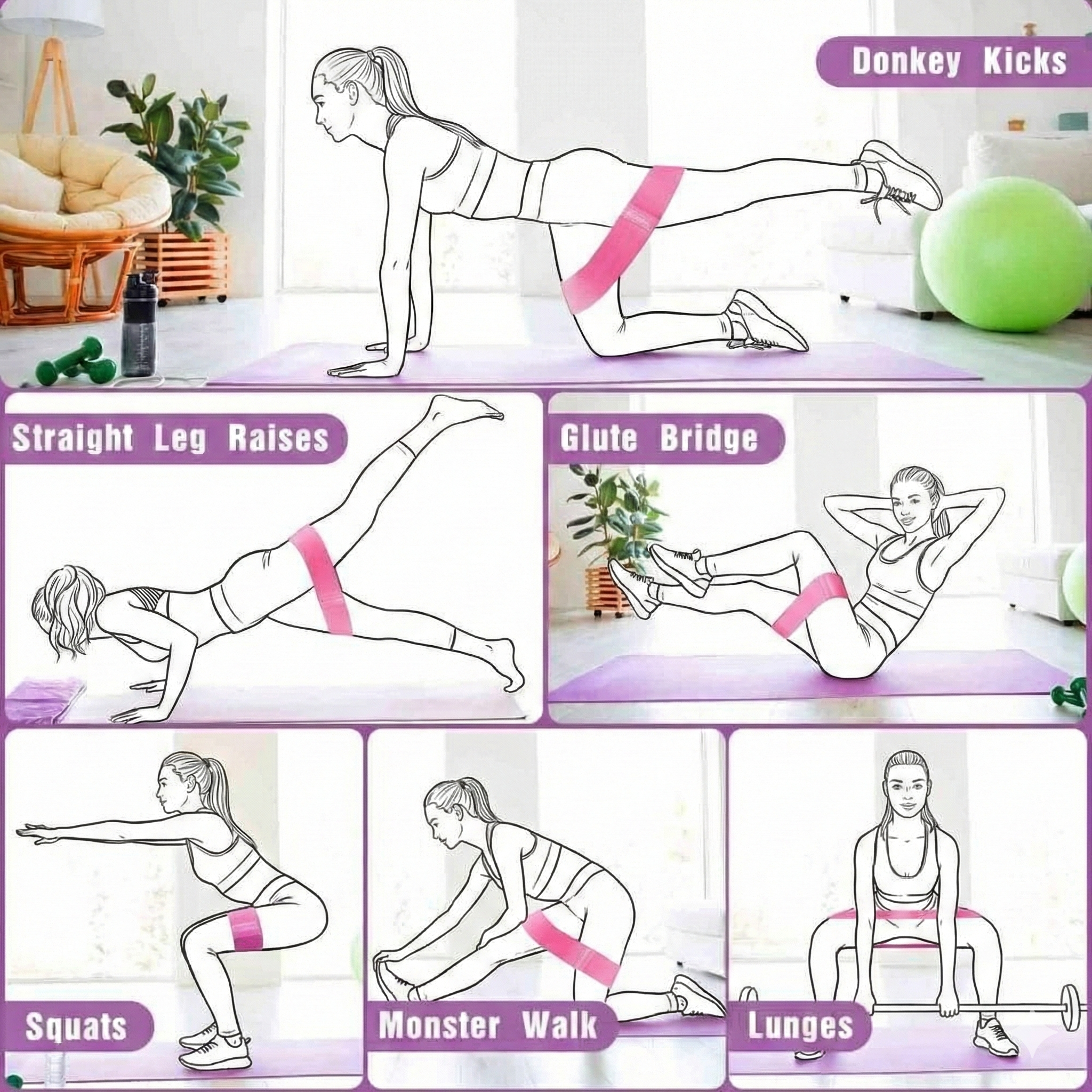 Fabric resistance band