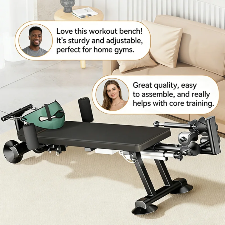 Electric stretching bench