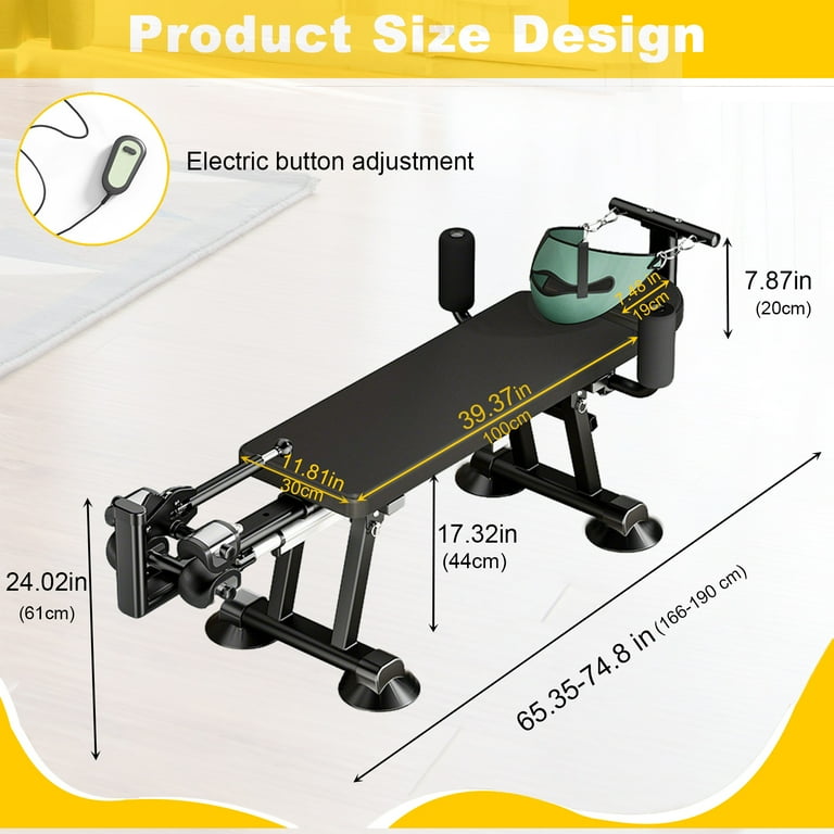 Electric stretching bench