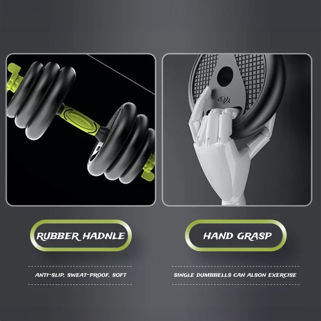 6 in 1 Adjustable dumbbell 40kg