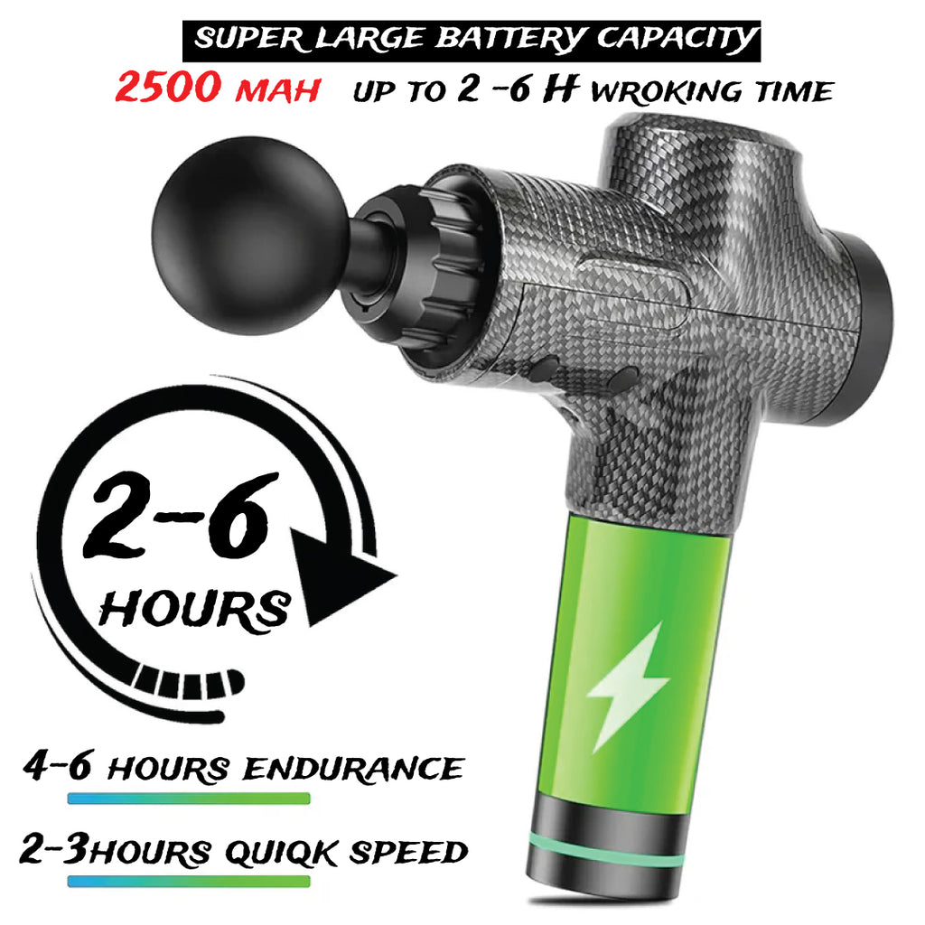 30 Gears LCD Touch Screen High Frequency Massage Gun