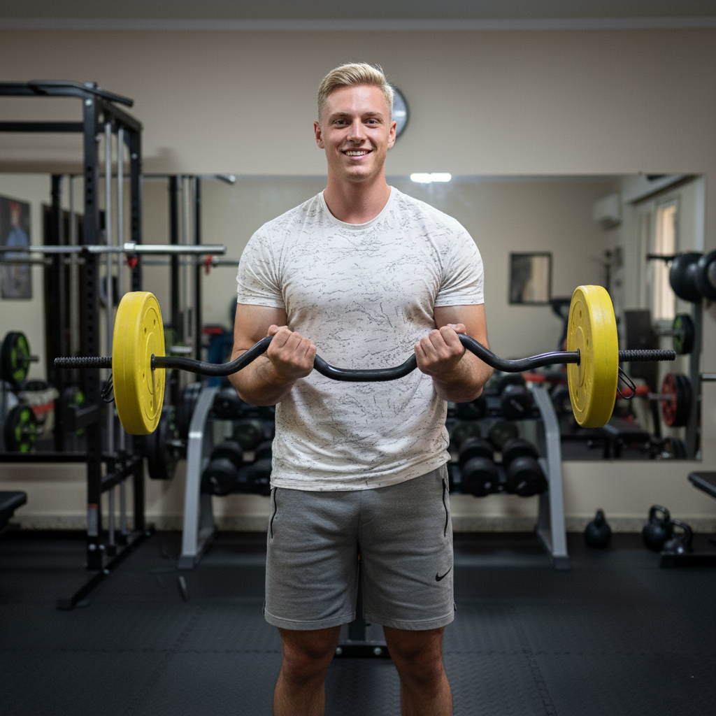 Standard EZ Curl Bar 7kg