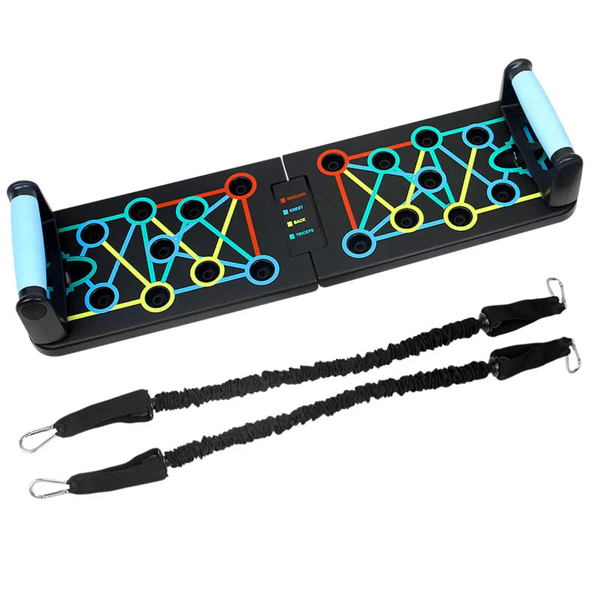 Pushup board + band