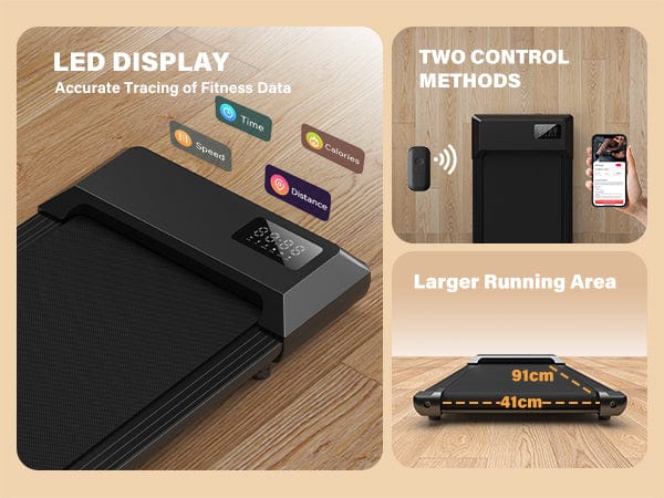 Walking & Running Pad Treadmill FT910⁶