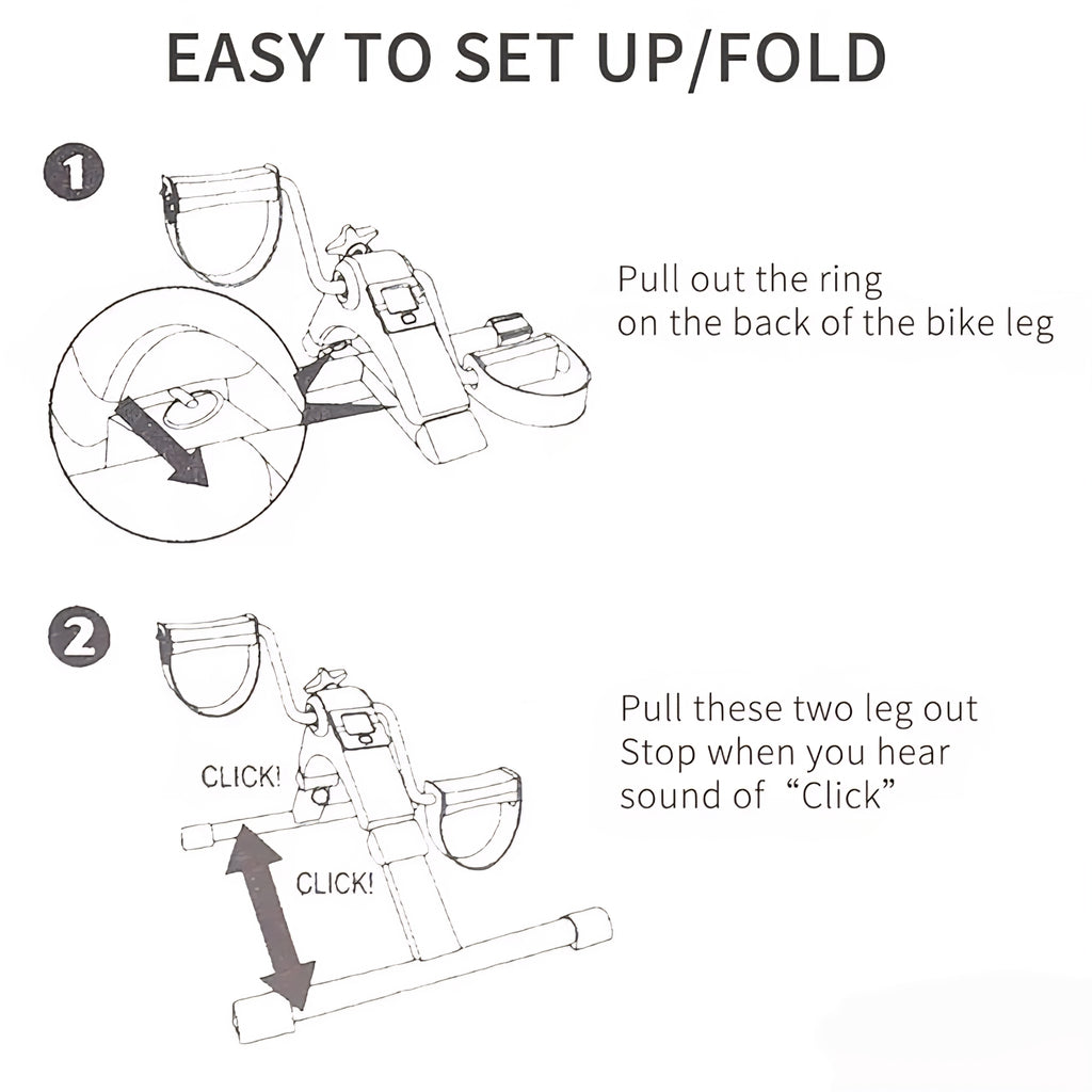 Mini pedal exercise