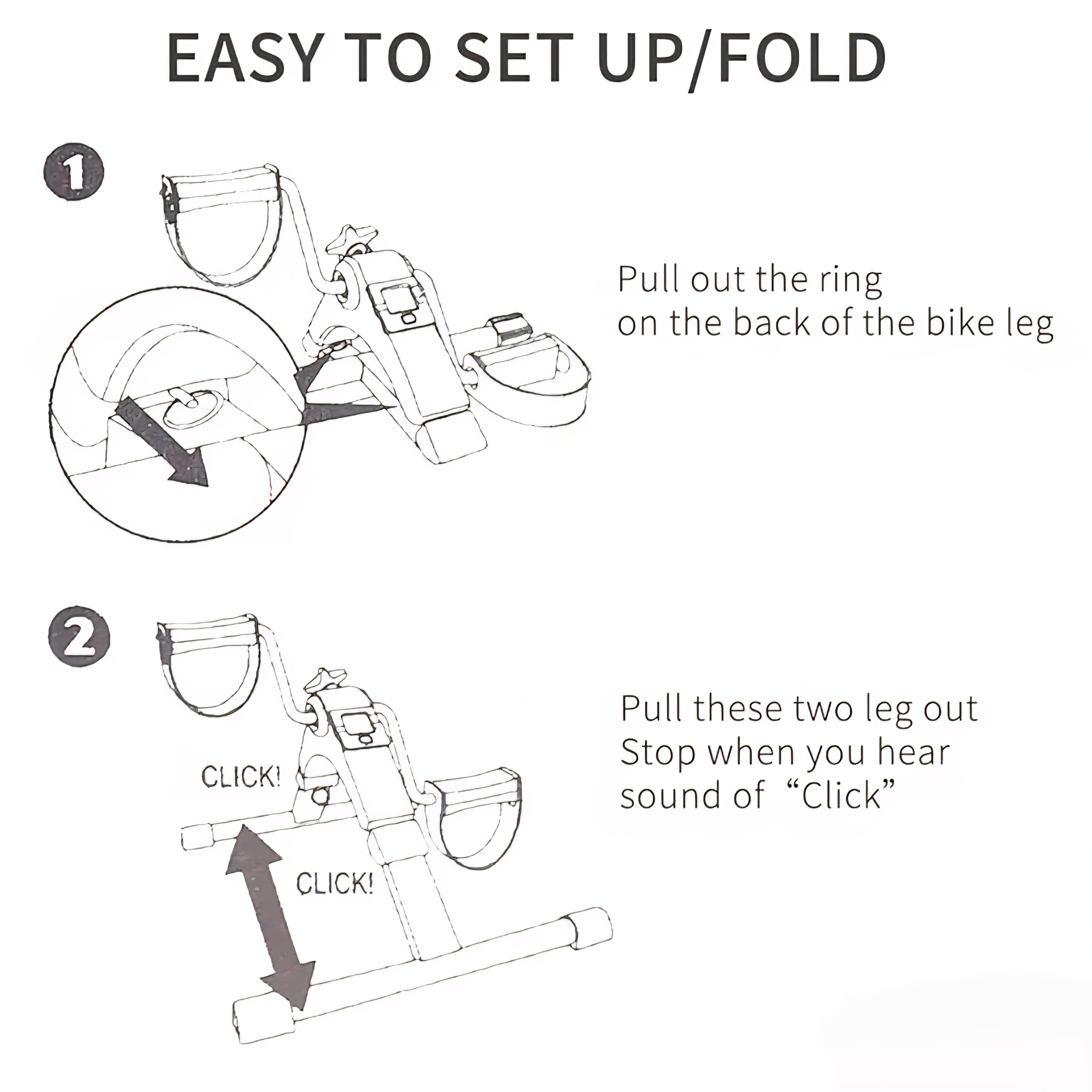 Mini pedal exercise